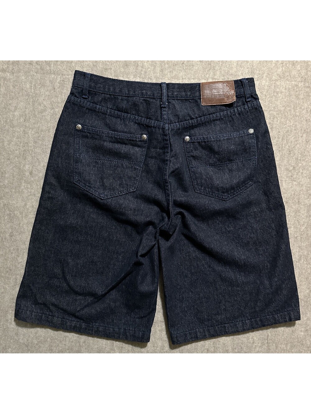 Delf Trading Imperious Denim Jean Shorts Mens 34 Jorts VTG Y2K Baggy Skater Goth